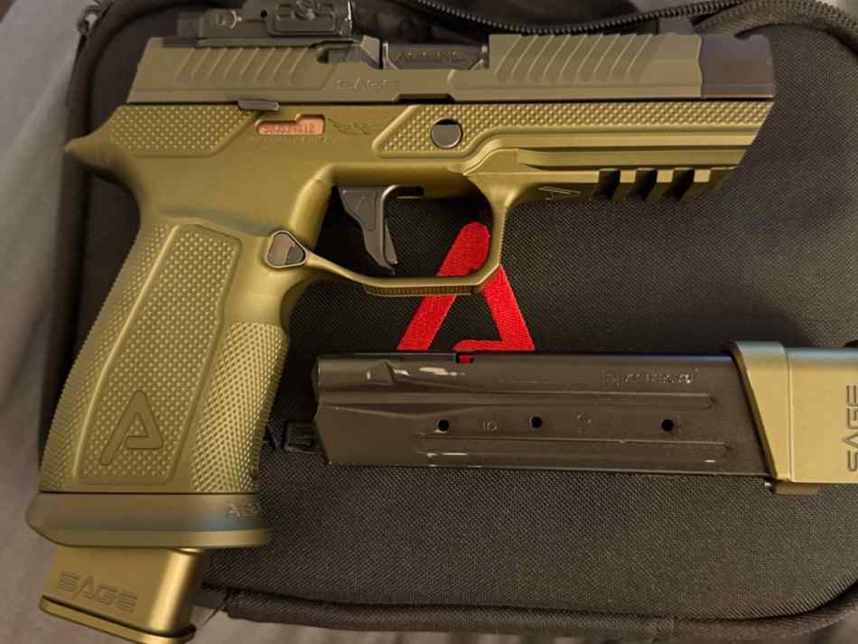 AGENCY ARMS X SAGE DYNAMICS SIG P320 OD GREEN