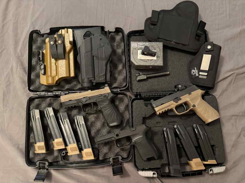 TWO SIGS P320 &amp; TAURUS 40 CAL 