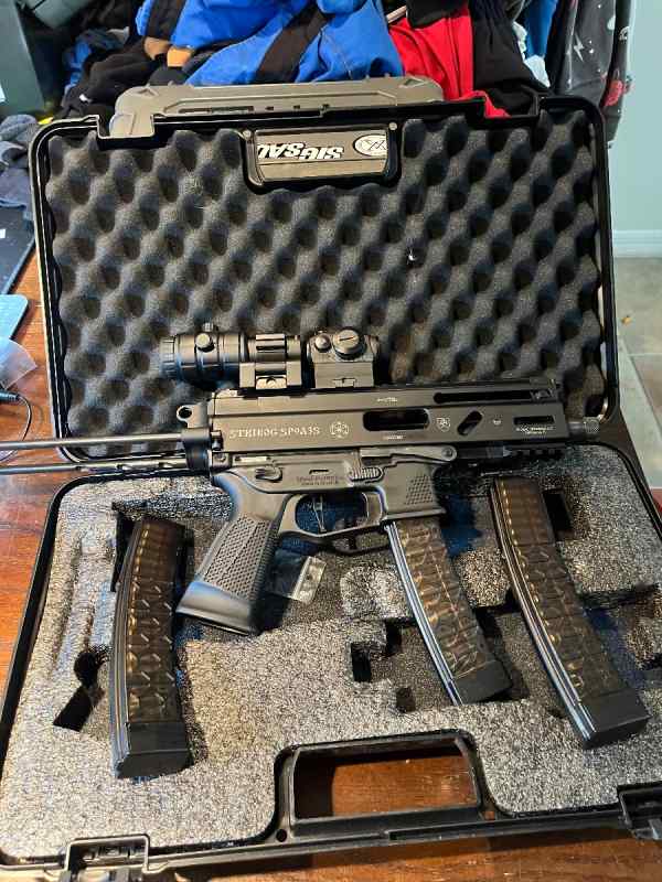 Stribog Sp9a3s with PDW brace and extras