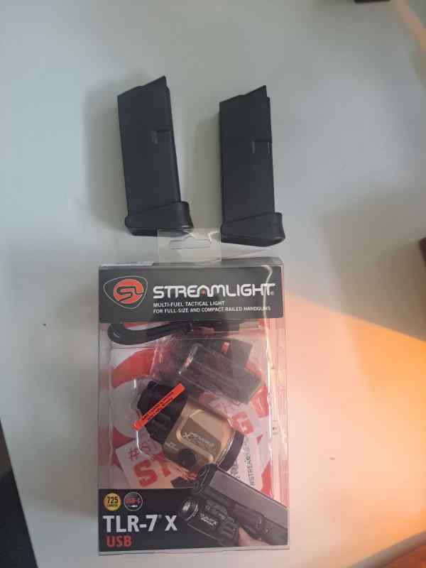 WTS TLR-7 X and glock 43 mags