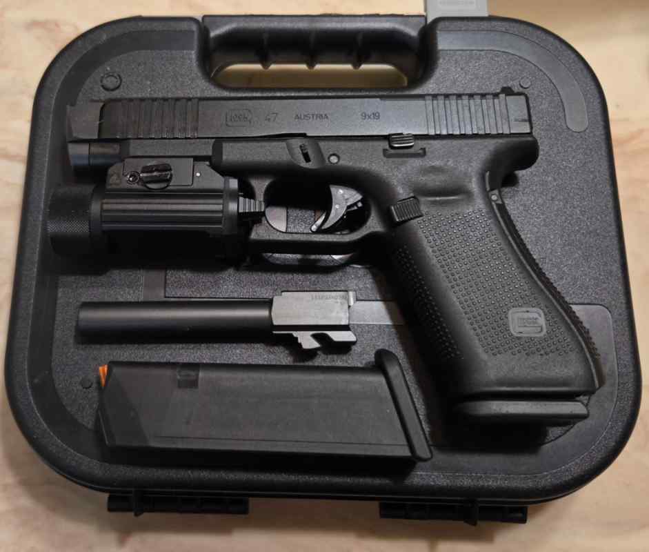 Glock 47 w/ radian ramjet afterburner